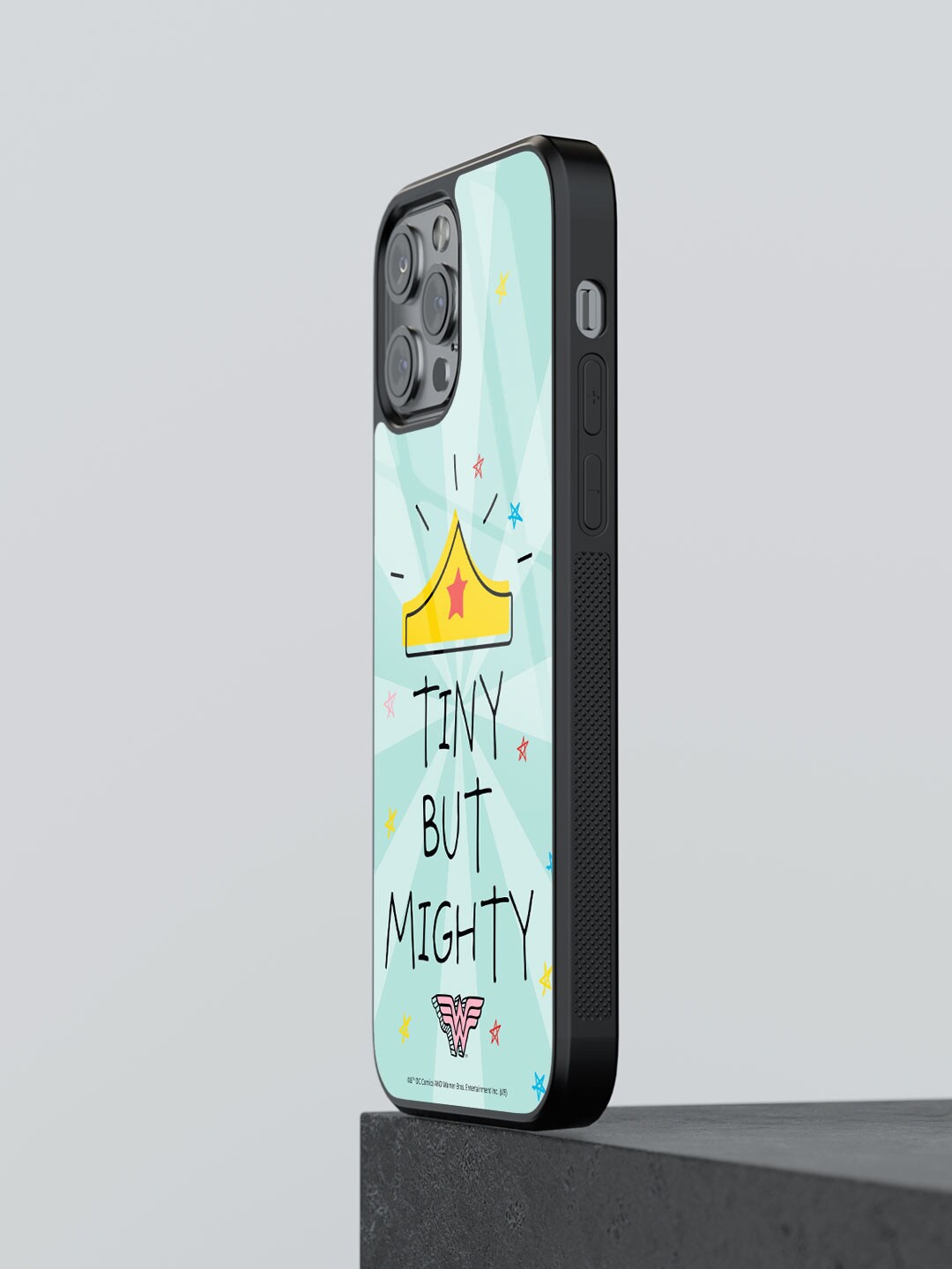 

macmerise iPhone 13 Pro WW Tiny But Mighty Design Printed Bumper Case, Blue