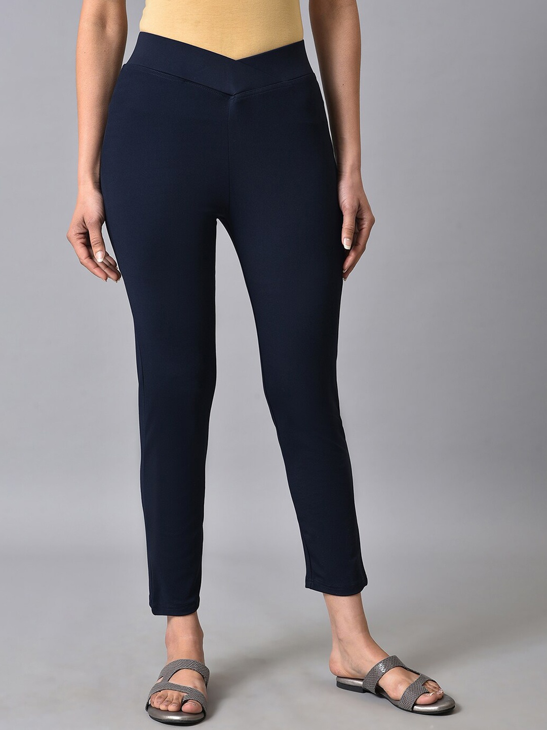 

elleven Ankle Length Leggings, Blue
