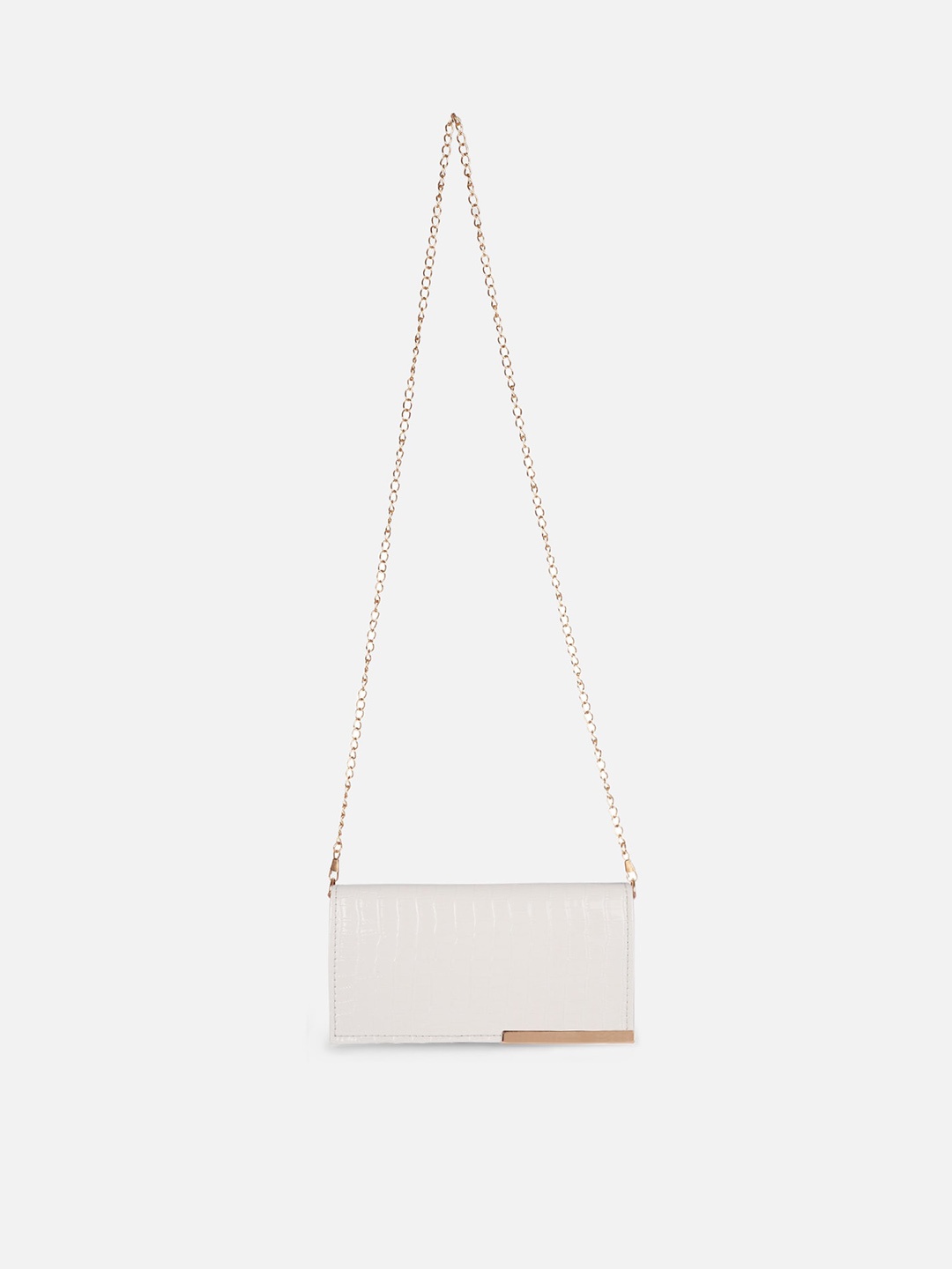 

ATHLISIS Women White PU Two Fold Wallet