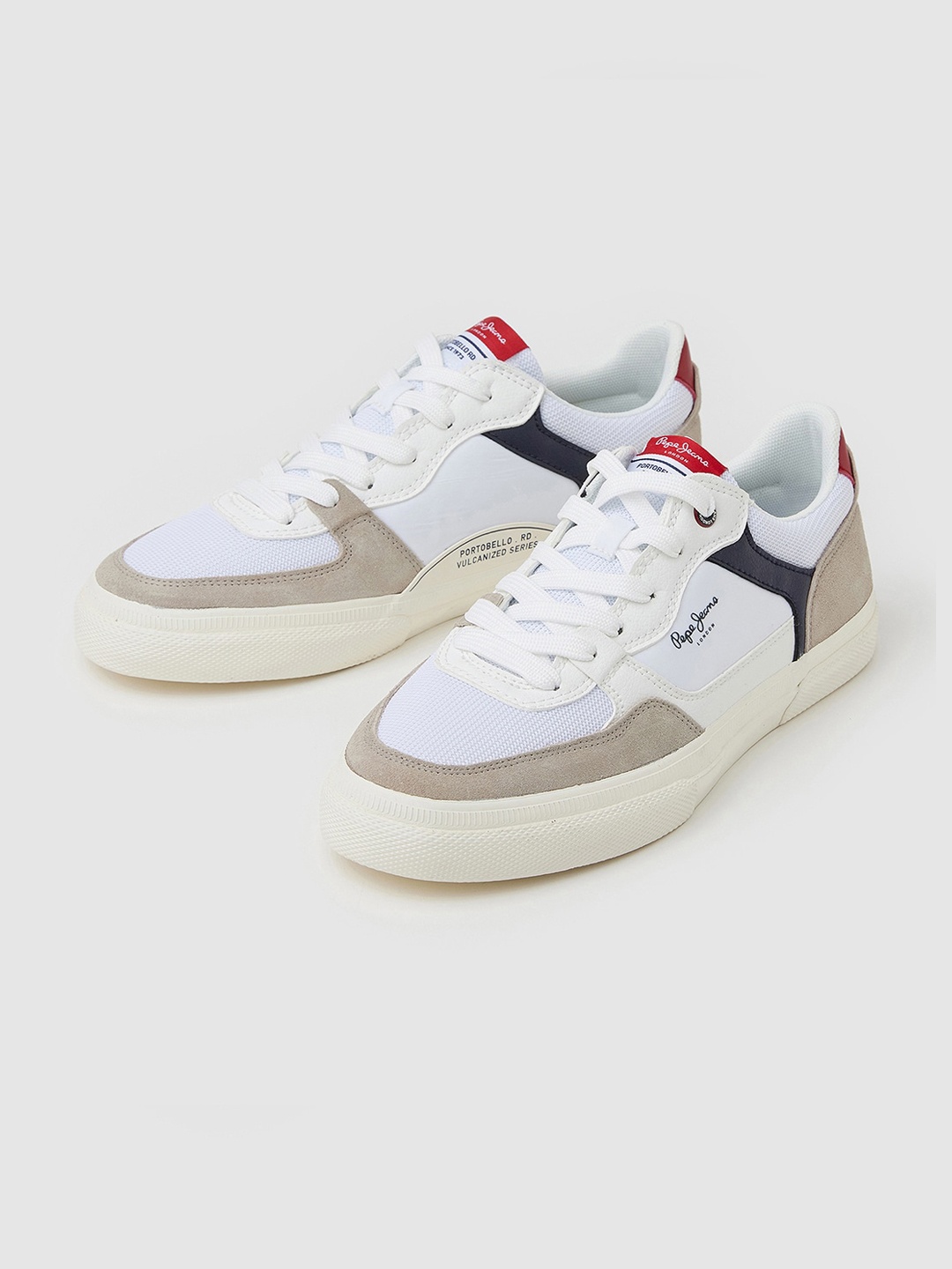 

Pepe Jeans Men Kenton Master Mesh Sneakers, White