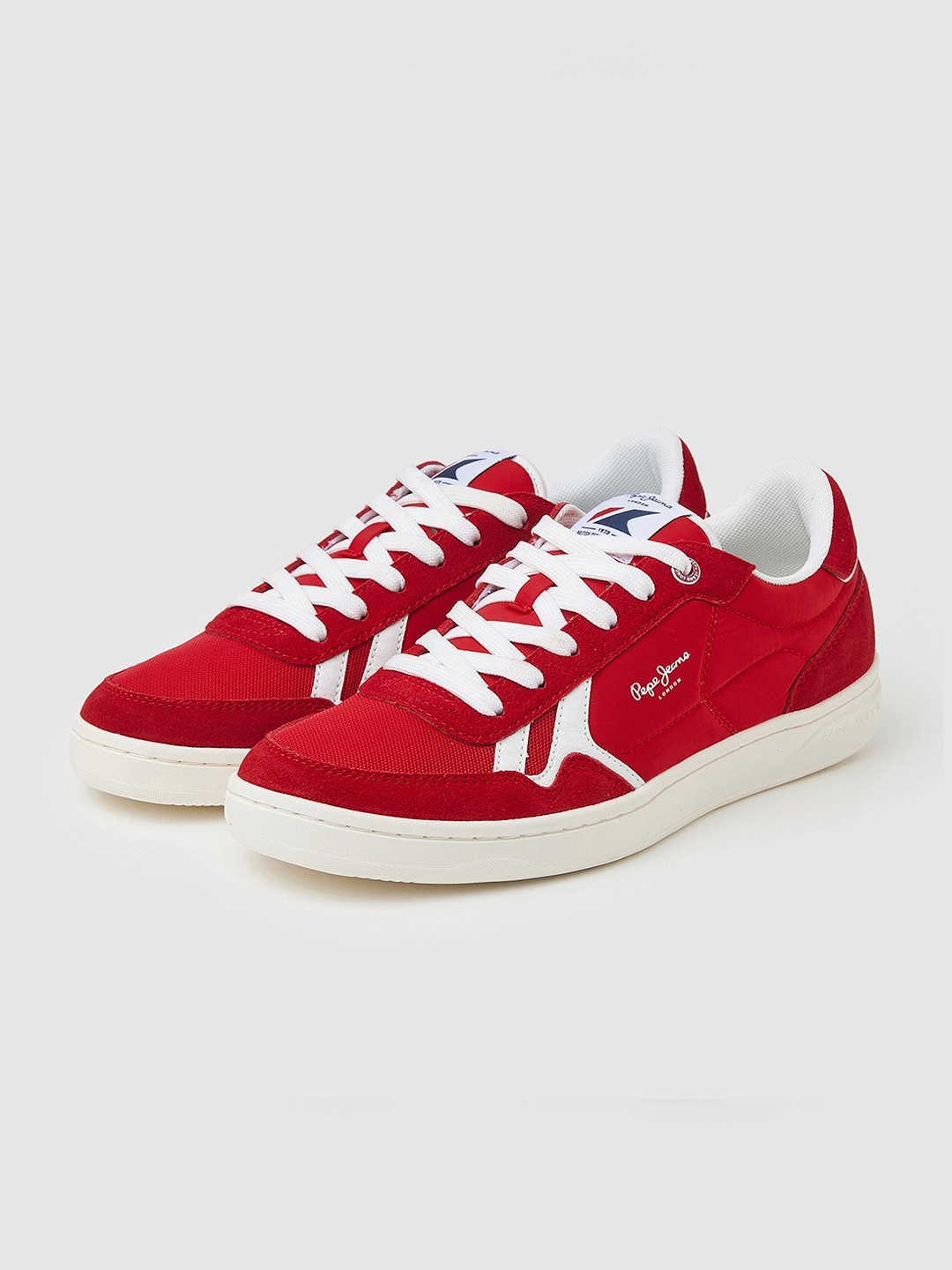 

Pepe Jeans Men Kore Vintage M Block Sneakers, Red