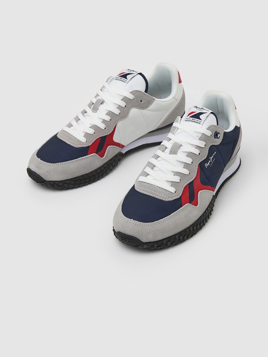 

Pepe Jeans Men Holland Divided Sneakers, Navy blue