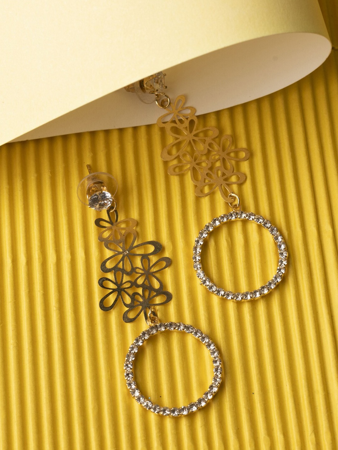 

Jewelz Pack Of 2 Gold-Plated Layered Chain with Earrings