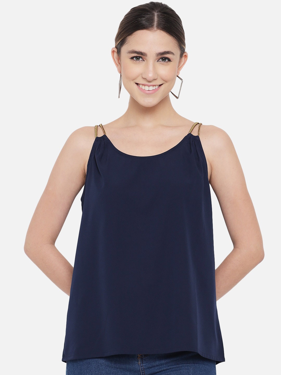 

ALL WAYS YOU Shoulder Straps Regular Top, Blue