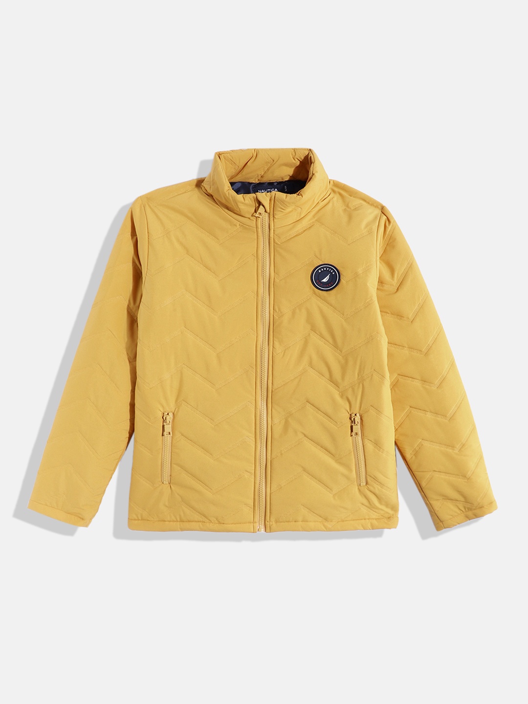 

Nautica Boys Mock Collar Padded Jacket, Mustard