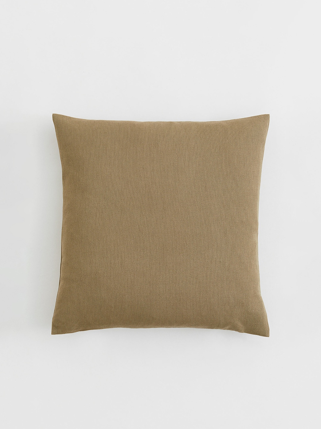 

H&M Olive Green Cotton Canvas Cushion Cover