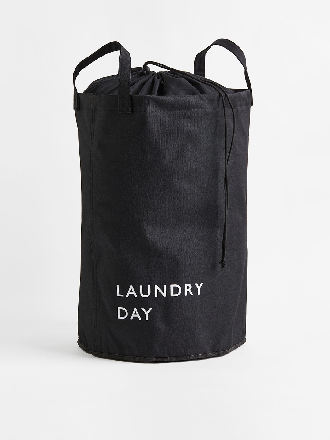 

H&M Black & White Printed Laundry Bag