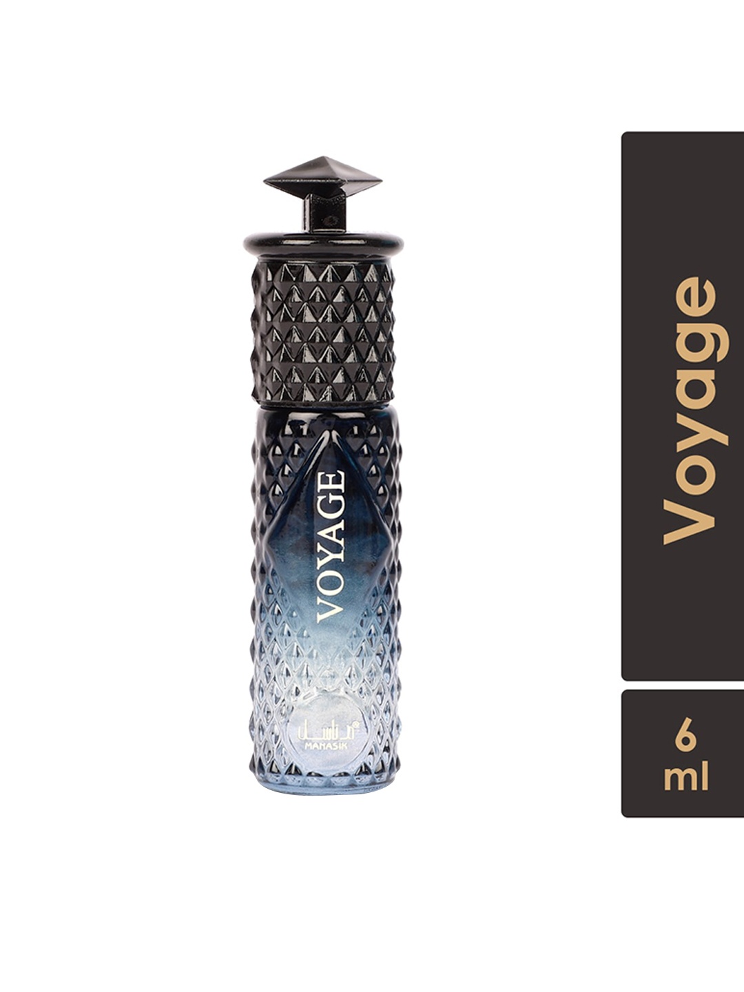 

MANASIK Set Of 2 Long Lasting Attars - 6 ml Each - Voyage & Saphire Blue
