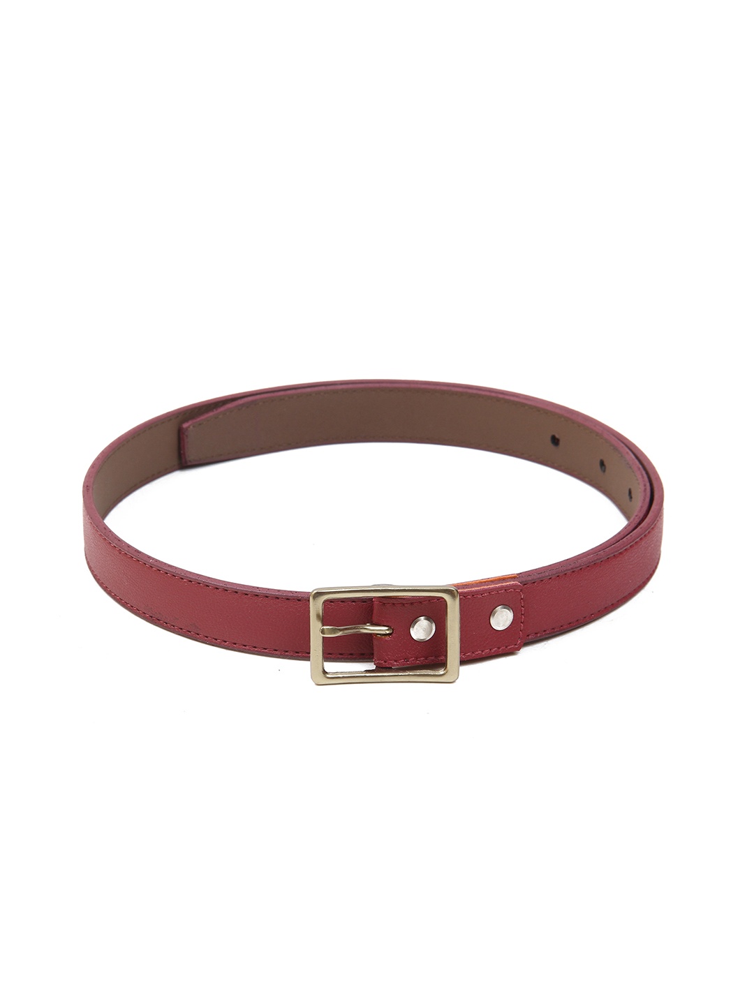 

Calvadoss Women Synthetic Leather Belt, Maroon