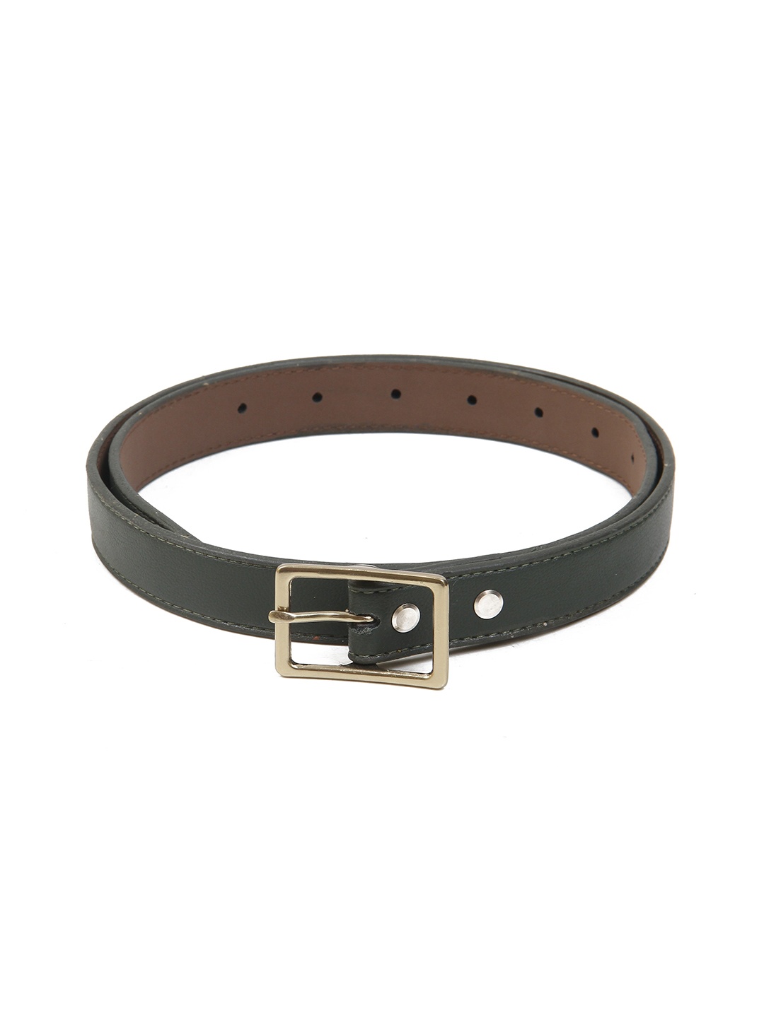 

Calvadoss Women Synthetic Leather Belt, Green