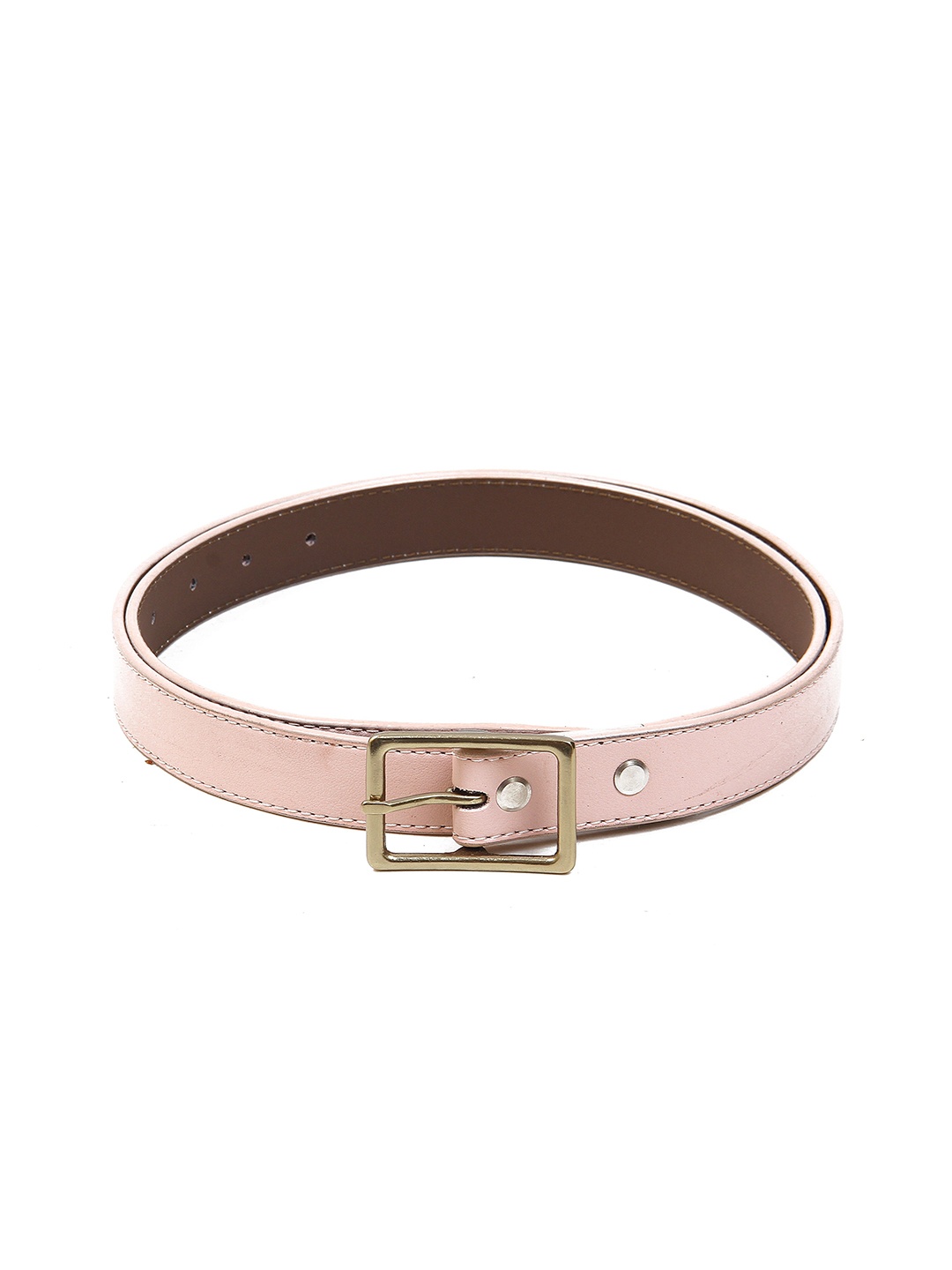

Calvadoss Women Synthetic Leather Belt, Peach