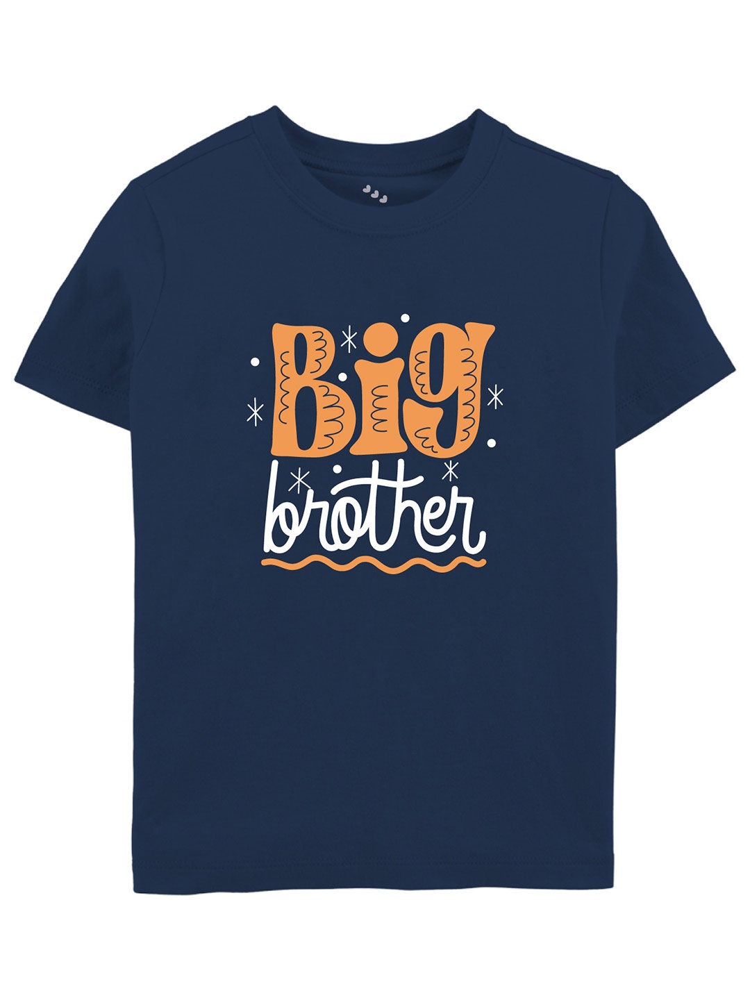 

Zeezeezoo Kids Navy Blue Big Brother Printed T-shirt