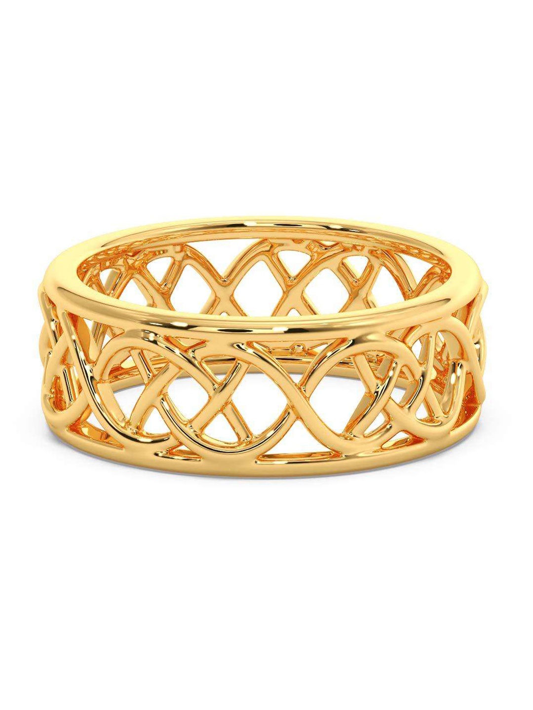 

CANDERE A KALYAN JEWELLERS COMPANY Men 14KT BIS Hallmark Gold Ring - 3.94 gm