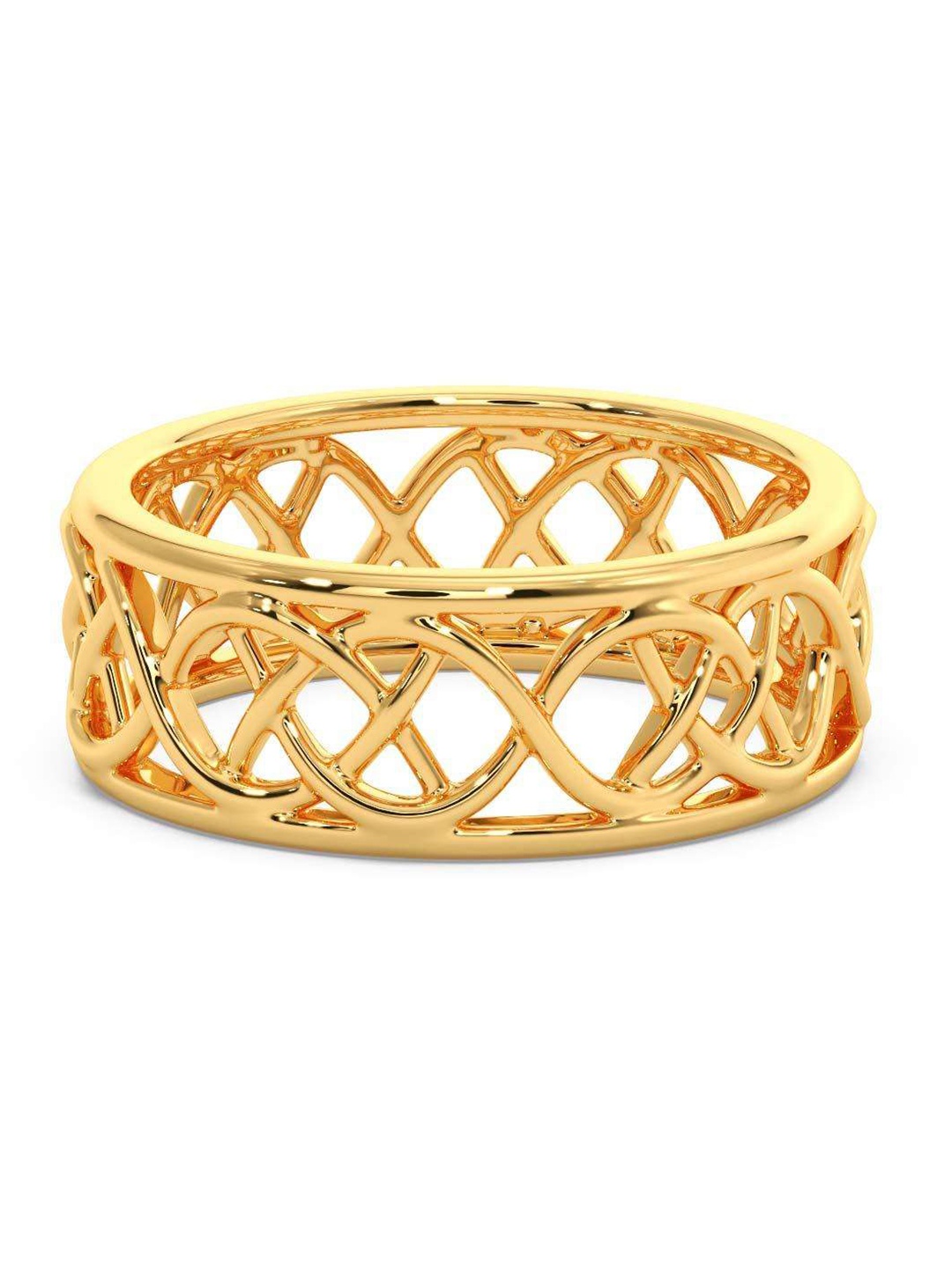 

CANDERE A KALYAN JEWELLERS COMPANY Men 14KT BIS Hallmark Gold Ring - 4.29 gm