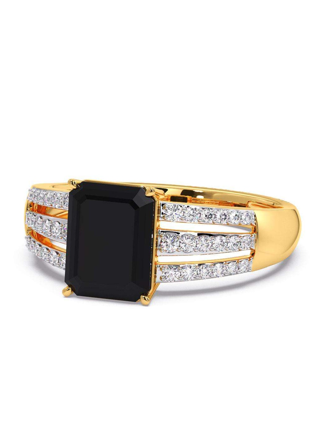 

CANDERE A KALYAN JEWELLERS COMPANY Men 18KT Gold Diamond Ring - 5.06 gm
