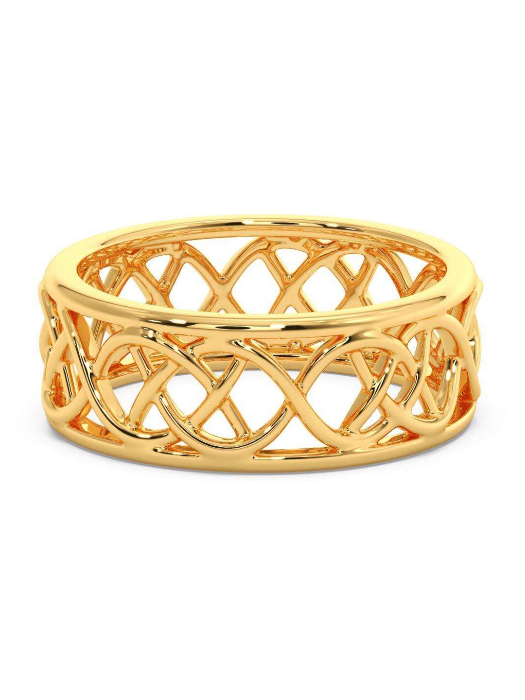 

CANDERE A KALYAN JEWELLERS COMPANY Men 18KT Gold Ring- 4.84 g