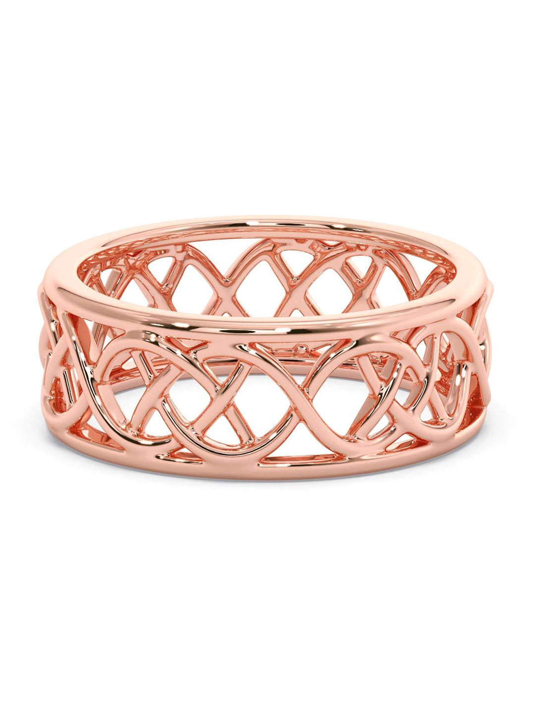 

CANDERE A KALYAN JEWELLERS COMPANY Men 14KT BIS Hallmark Rose Gold Ring - 5.06 g