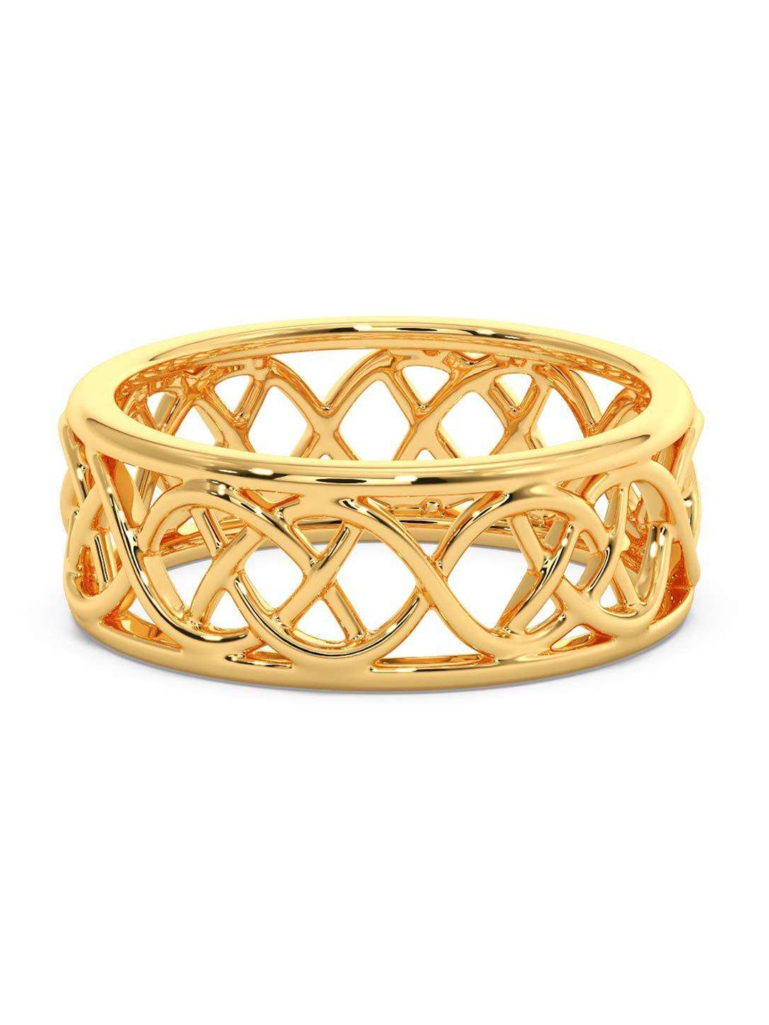 

CANDERE A KALYAN JEWELLERS COMPANY Men 18KT BIS Hallmark Gold Ring - 5.96 g