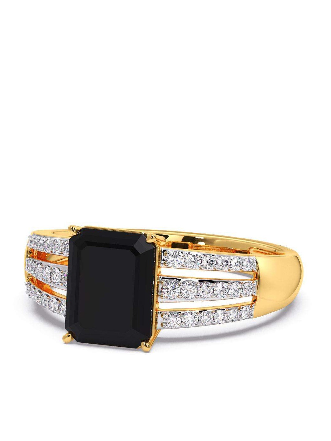 

CANDERE A KALYAN JEWELLERS COMPANY Men 18KT Gold Diamond Ring - 5.43 gm