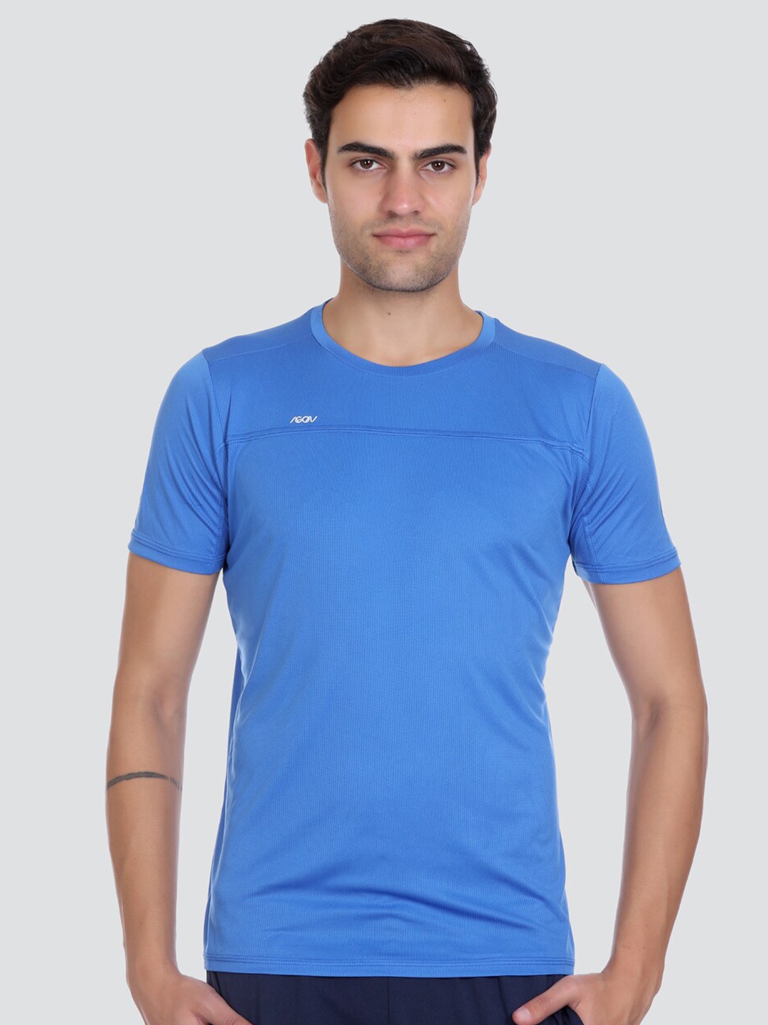 

AGON Round Neck Dri-Fit Sports T-shirt, Blue