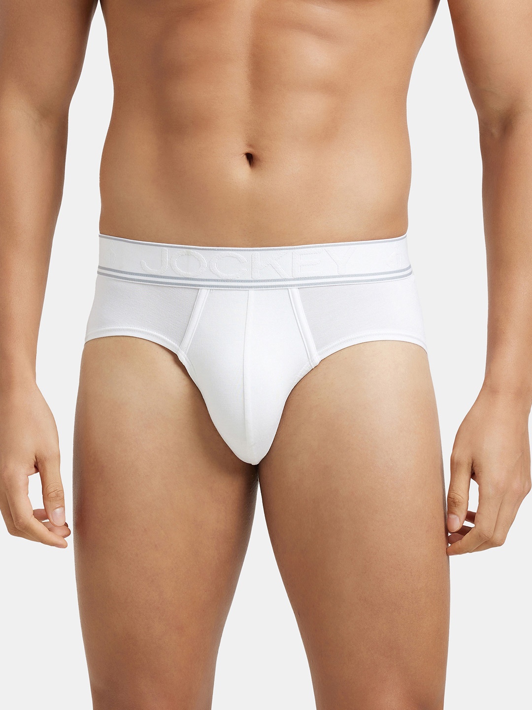 

Jockey Stretchable Brief with StayFresh Properties-HG15, White