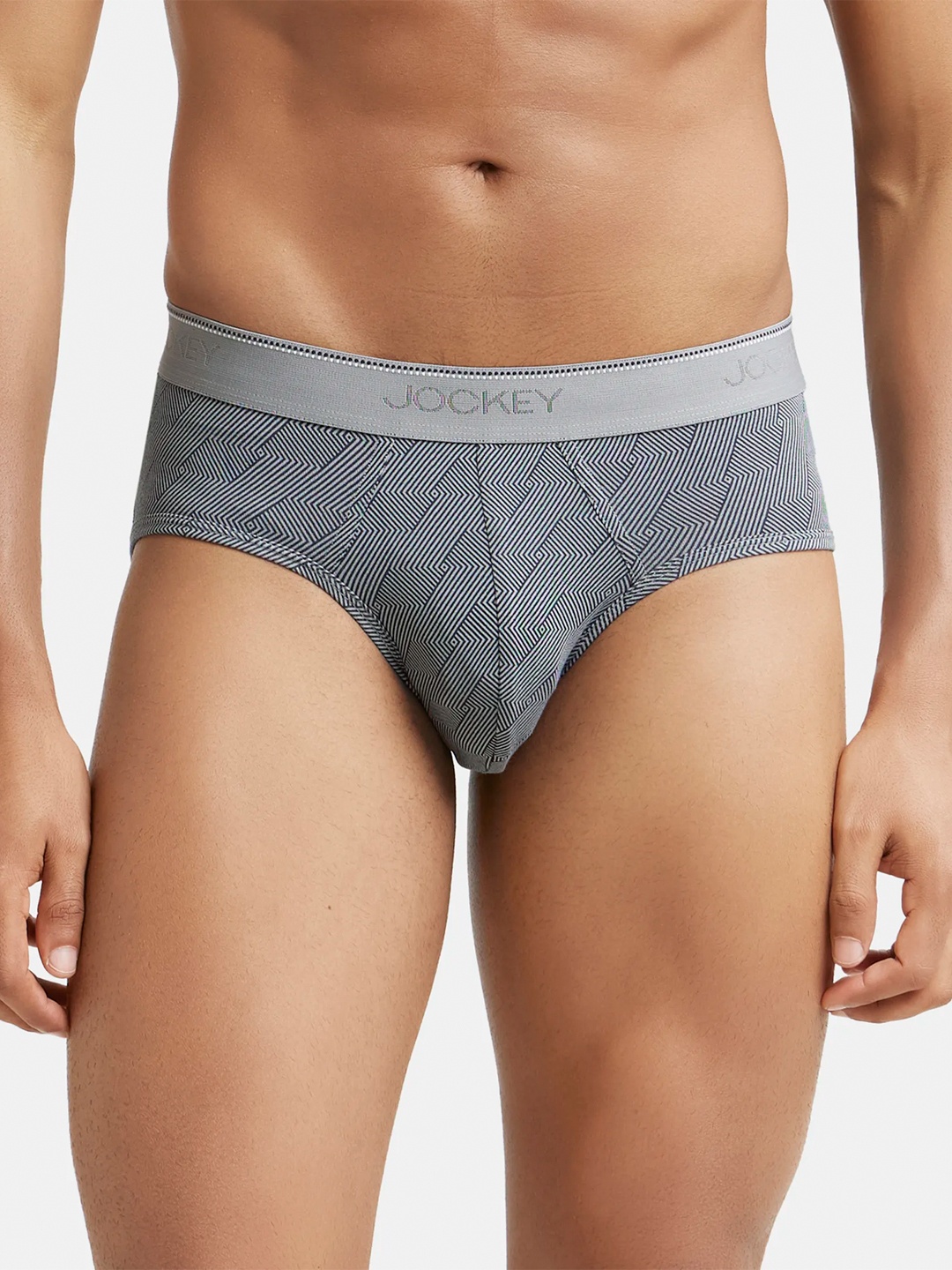 

Jockey Men Printed Assorted Stretchable Basic Brief EL08-0105-ASSTD