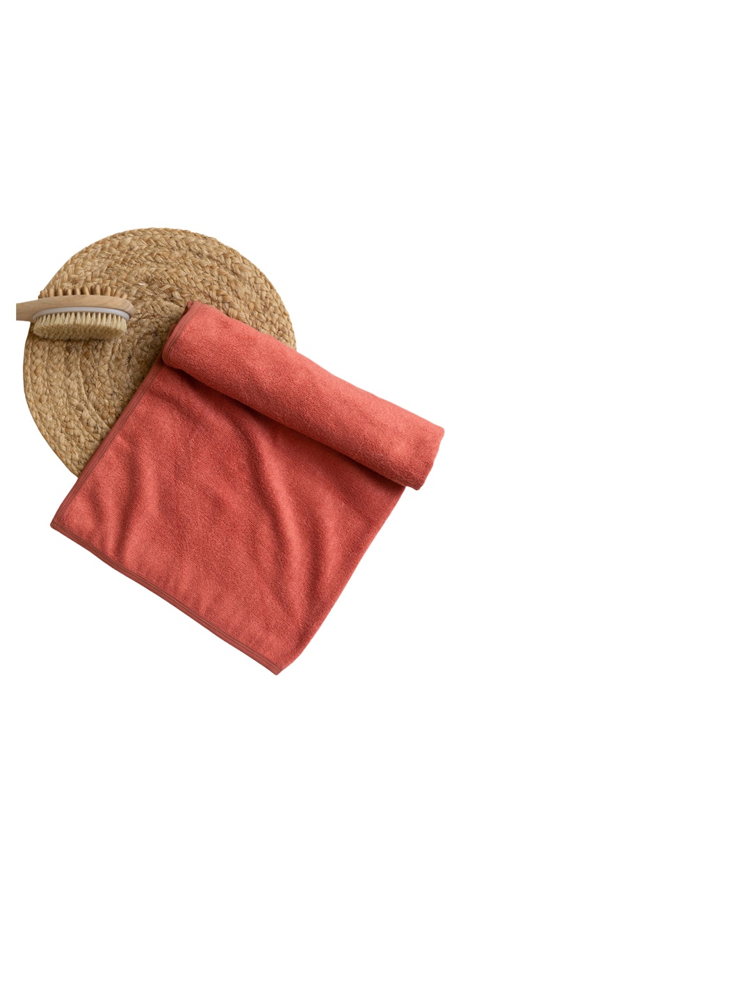 

cocoon care Kids Red 2 Pieces Sustainable Bamboo Terry Towel Set
