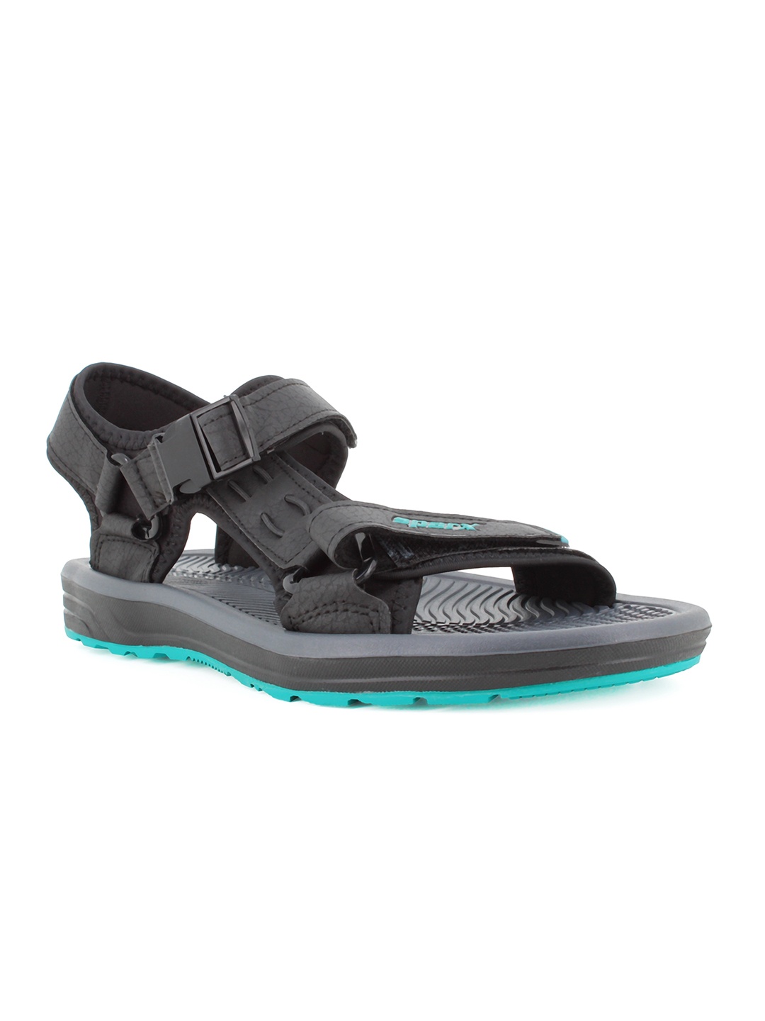 

Sparx Men Textured Floater Sports Sandal, Black