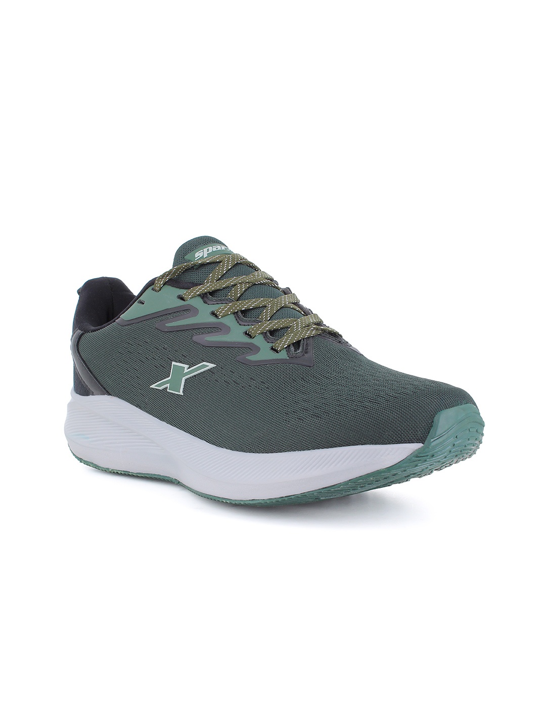 

Sparx Men Mesh Non-Marking Running Sports Shoes, Green