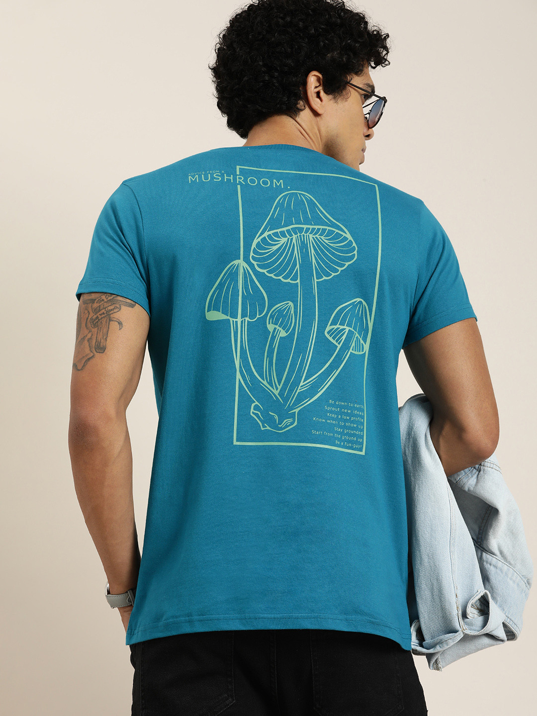 

DILLINGER Pure Cotton Printed T-shirt, Blue