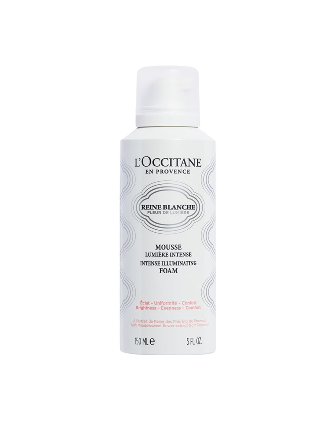 

LOccitane en Provence Reine Blanche Intense Illuminating Foam with Salicylic Acid - 150 ml, White