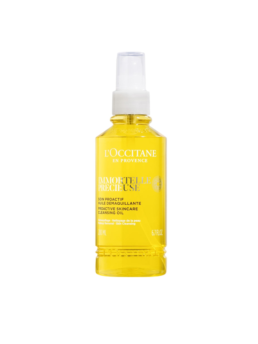 

LOccitane en Provence Immortelle Precious Makeup Remover Cleansing Oil - 200 ml, Yellow