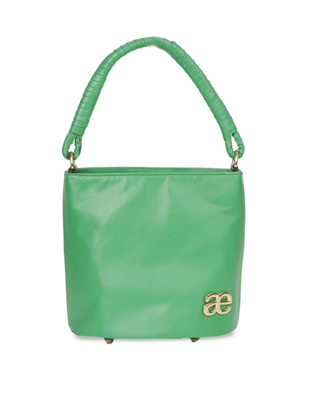 

Aegte Textured Bucket Sling Bag, Green