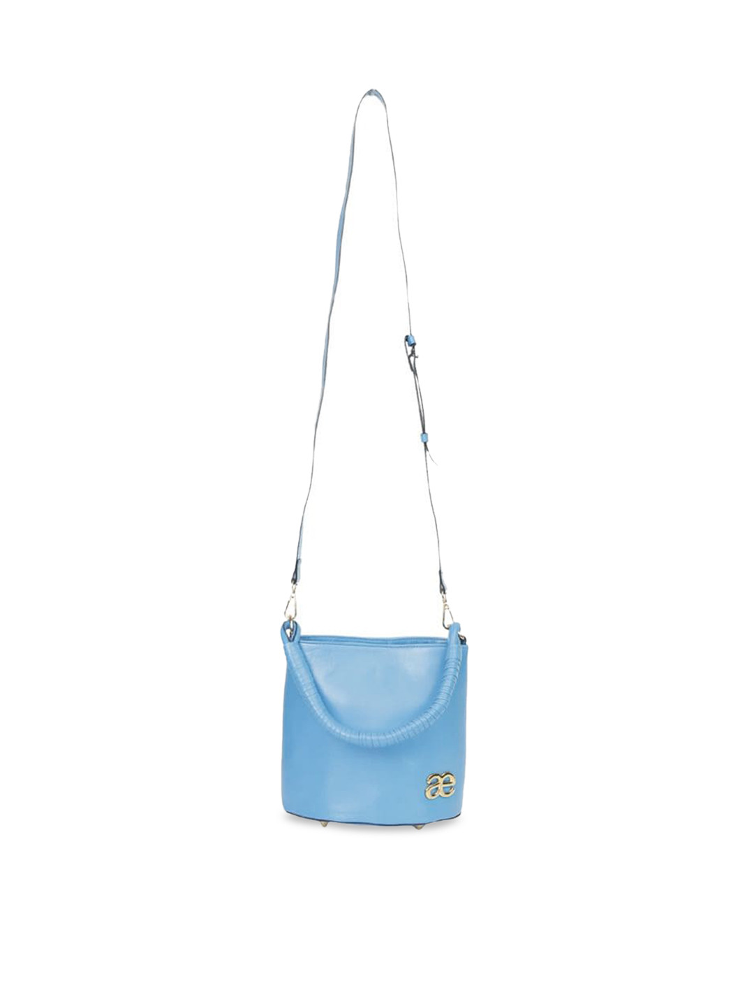 

Aegte PU Water Resistant Bucket Handheld Bag, Blue