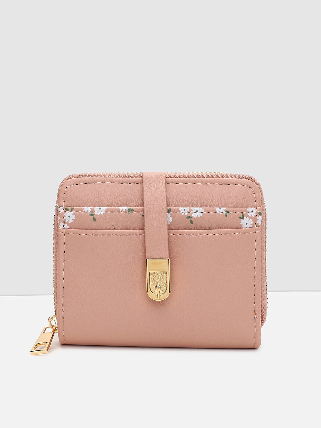 

max Women Zip Around Wallet with SD Card Holder, Pink