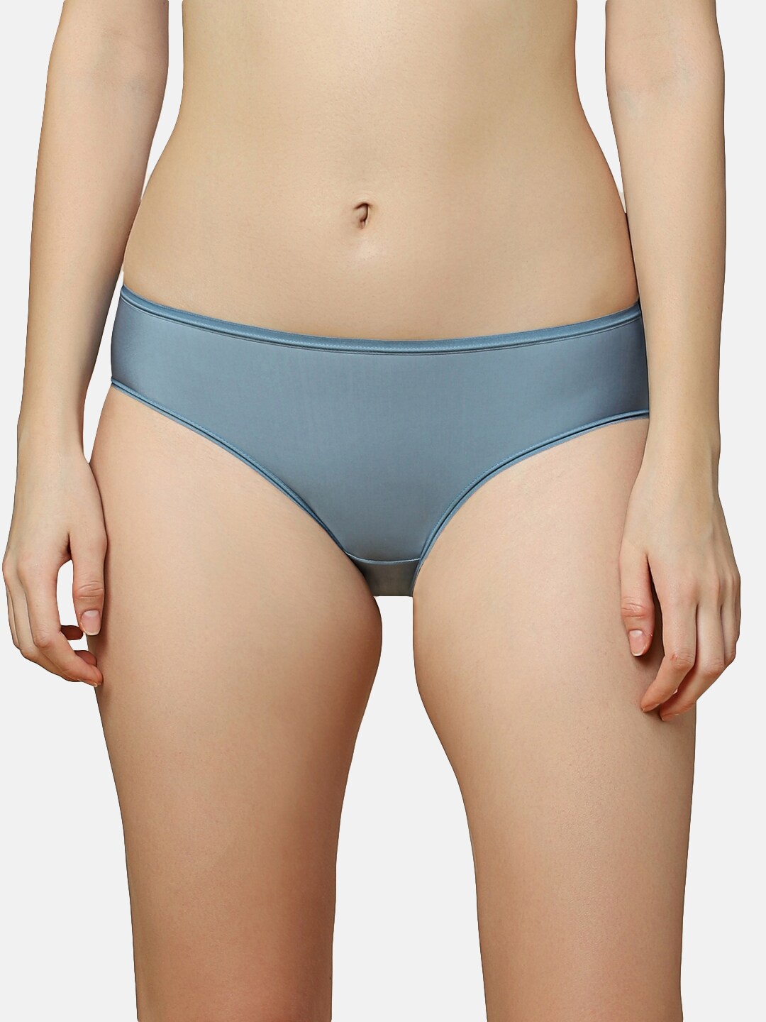 

Triumph Women Seamless Soft & Smooth Medium Coverage Mid-Rise Hipster Briefs, Blue