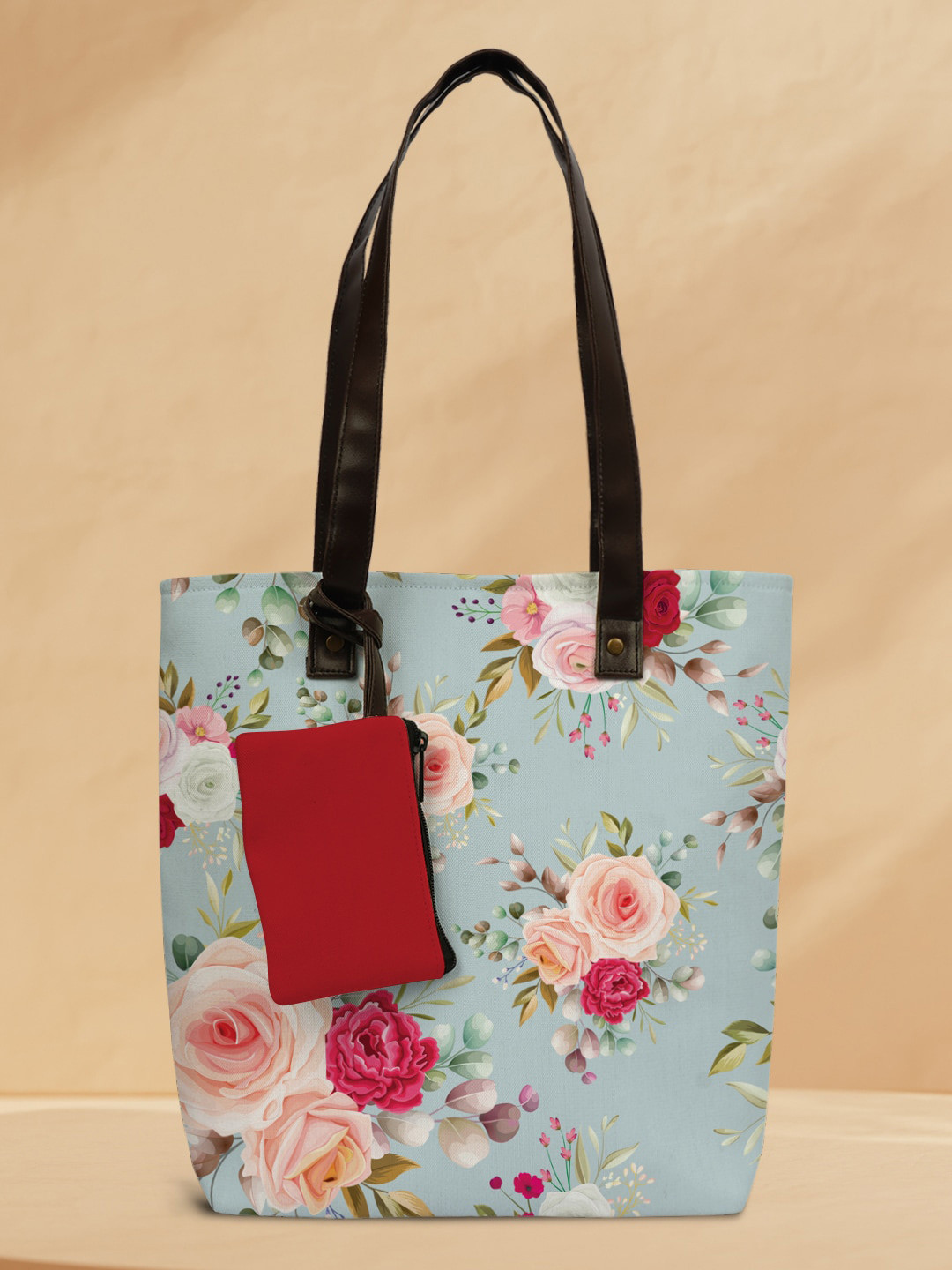 

Crazy Corner Floral Printed Shopper Tote Bag, Blue