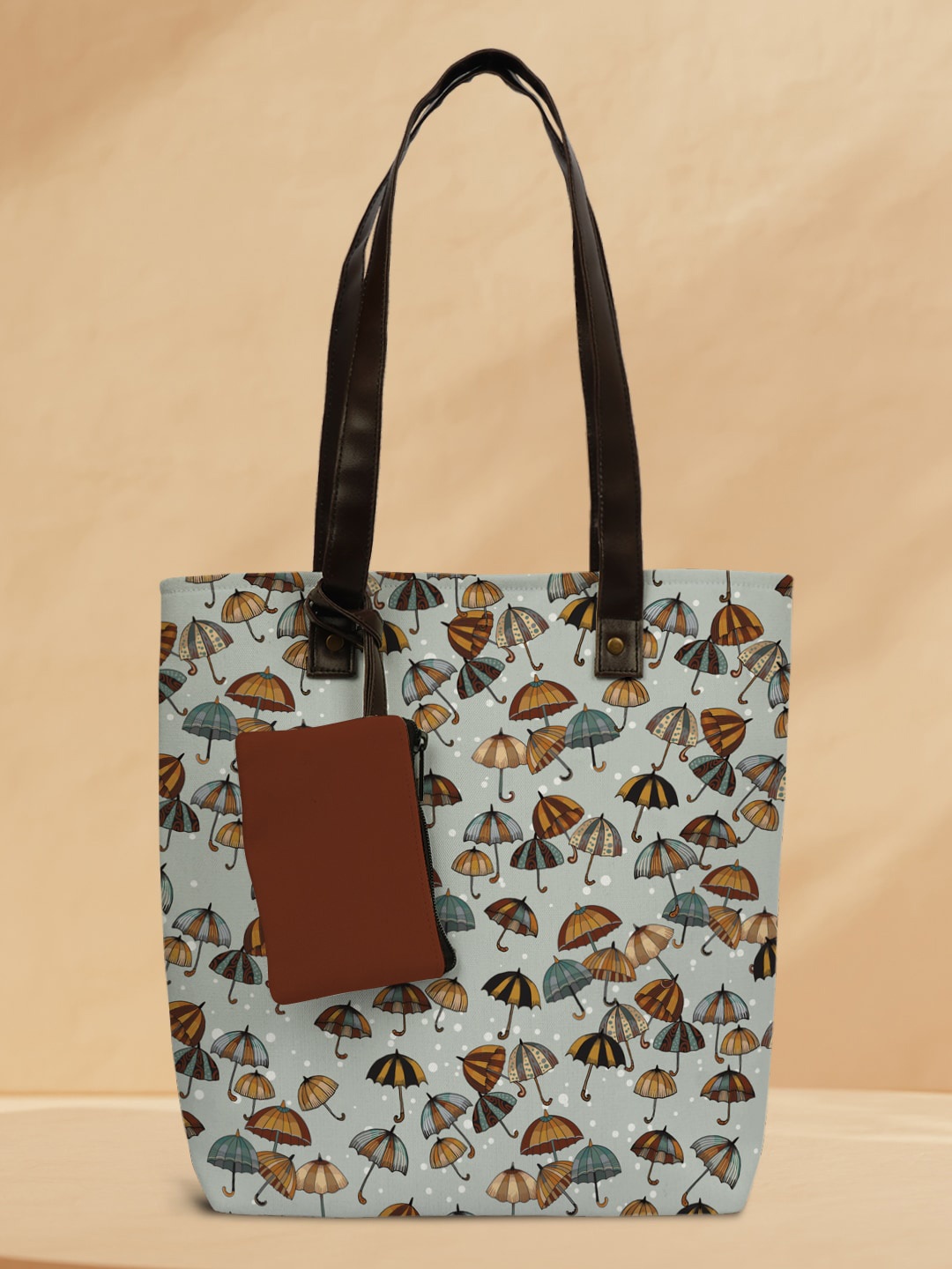 

Crazy Corner Women Printed Shopper Tote Bag, Grey
