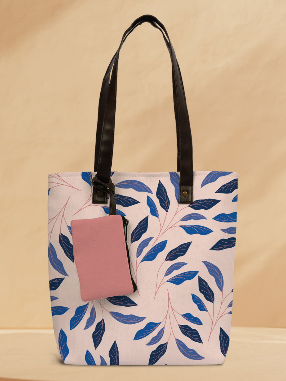

Crazy Corner Printed Shopper Tote Bag, Cream