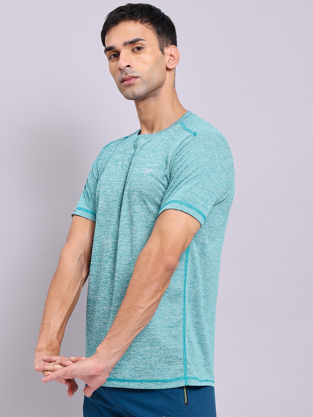 

Technosport Antimicrobial Training And Gym Sports T-shirt, Teal