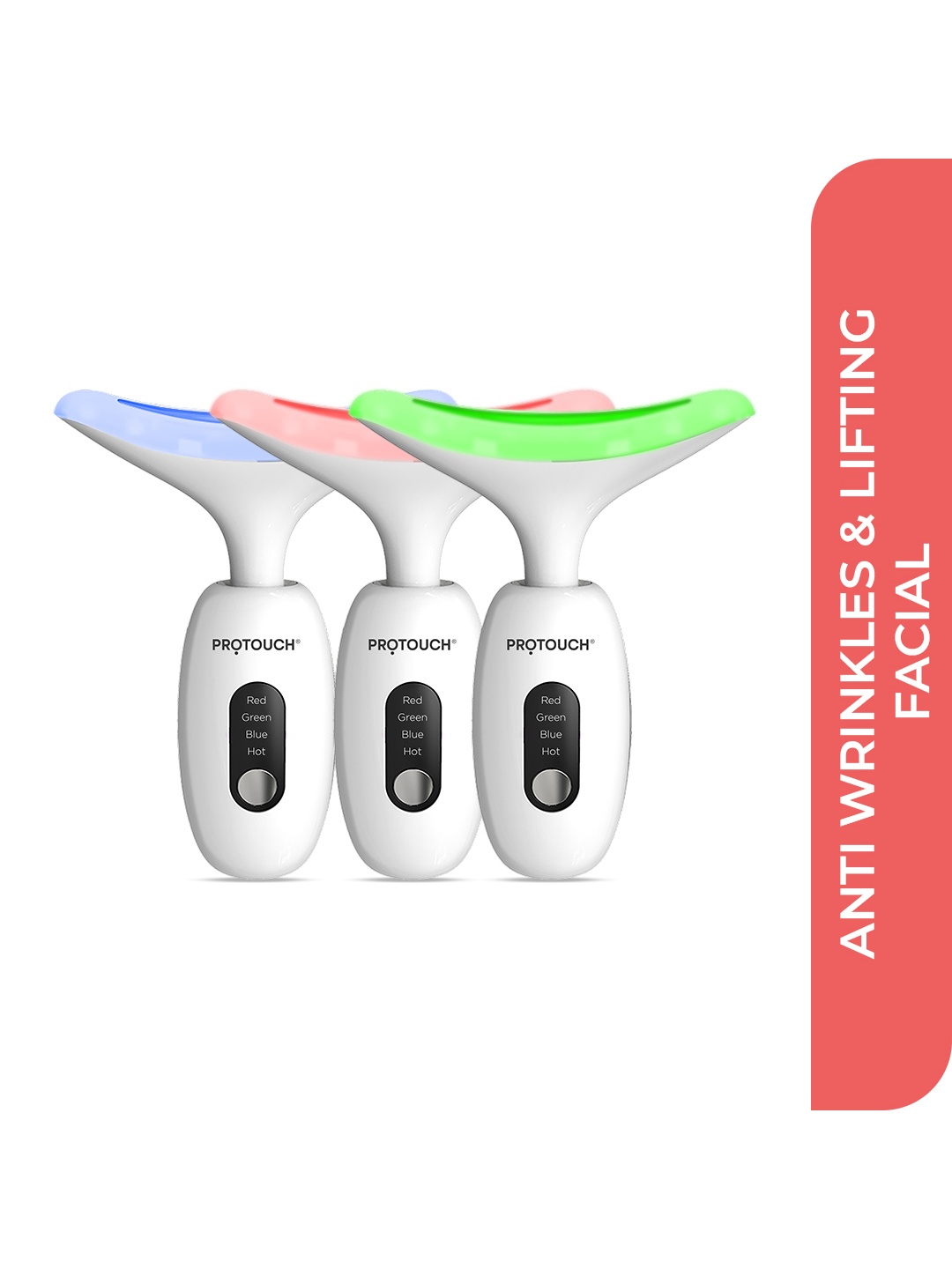 

PROTOUCH Skin Lift Facial Massager for Youthful & Uplifted Glowing Facial at Home - White