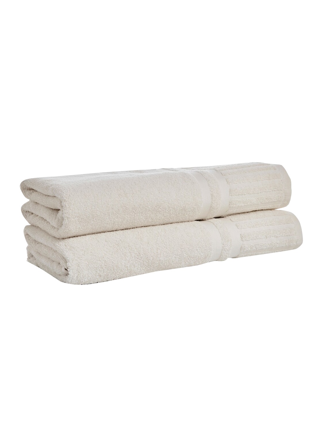 

HOUMN Scenic Cream-Colored 500 GSM Terry Cotton Bath Towel