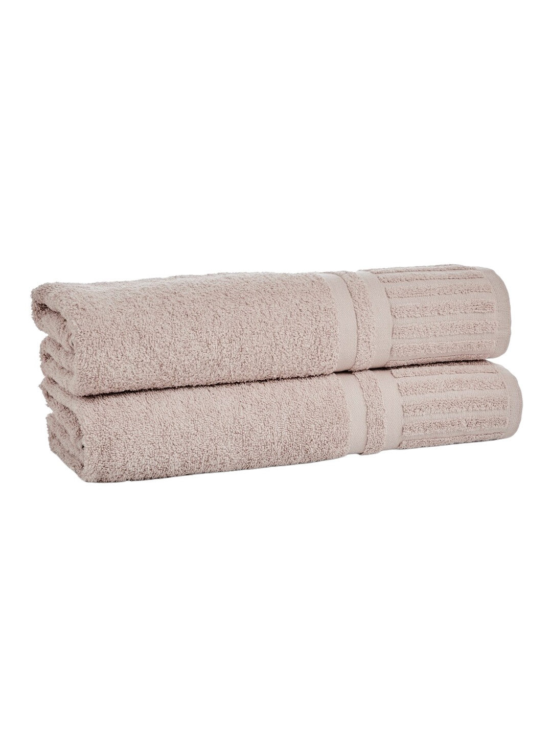 

HOUMN Scenic 2-Pcs Camel Brown 500 GSM Terry Cotton Bath Towels