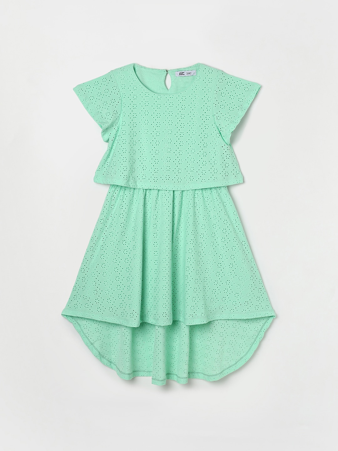 

Fame Forever by Lifestyle Girls Polka Dot Fit & Flare Dress, Green