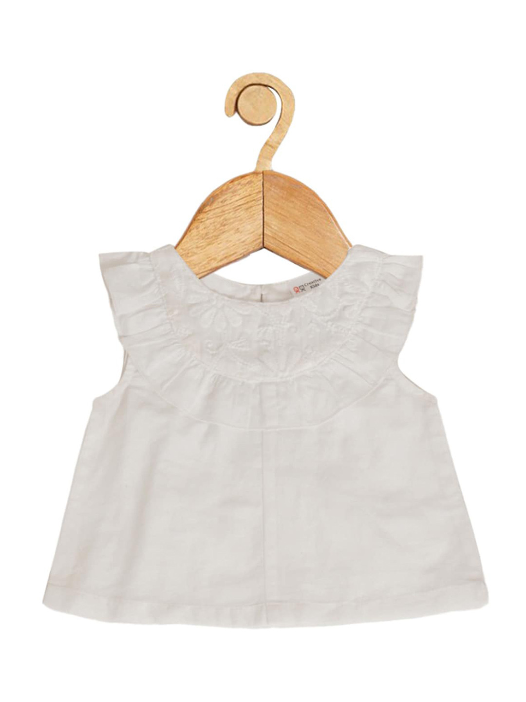 

Creative Kids Infant Girls A-Line Mini Dress, White
