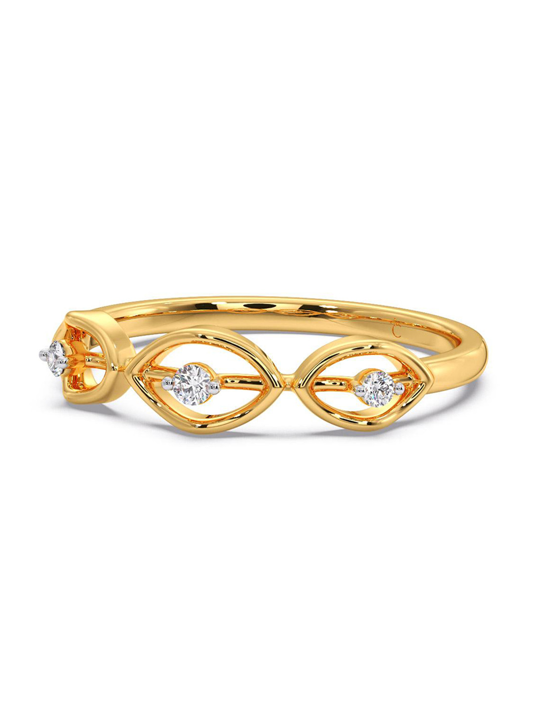 

CANDERE A KALYAN JEWELLERS COMPANY 18KT Gold Diamond Ring - 1.7 gm