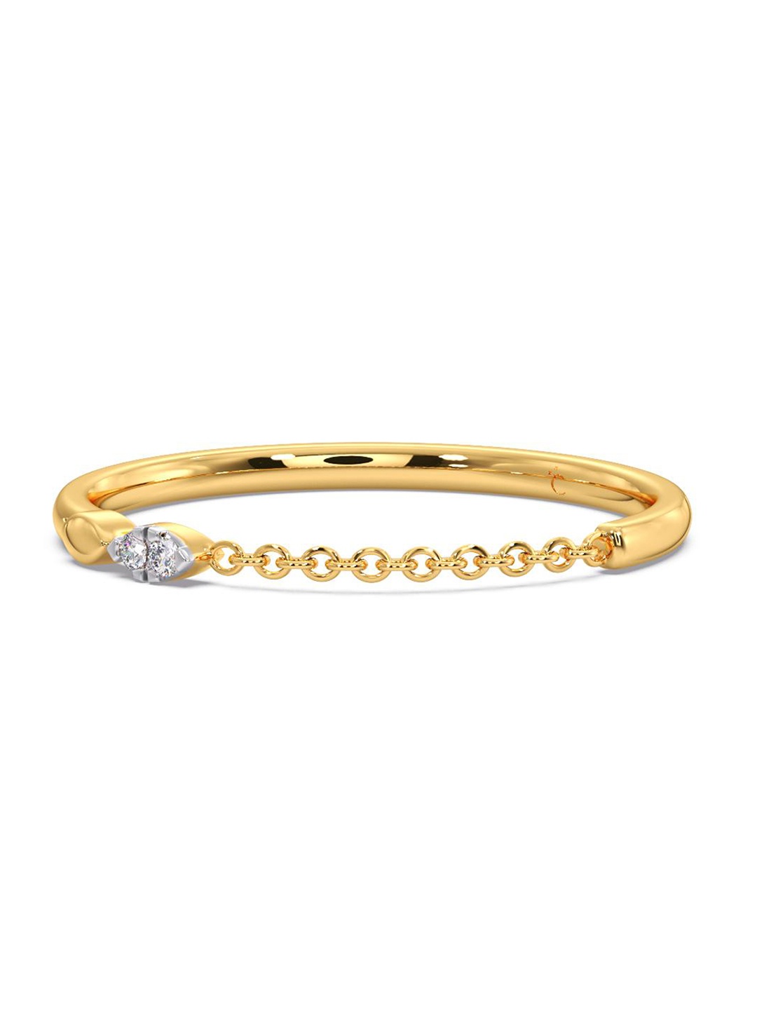 

CANDERE A KALYAN JEWELLERS COMPANY 18KT Gold Diamond Ring - 0.83 gm