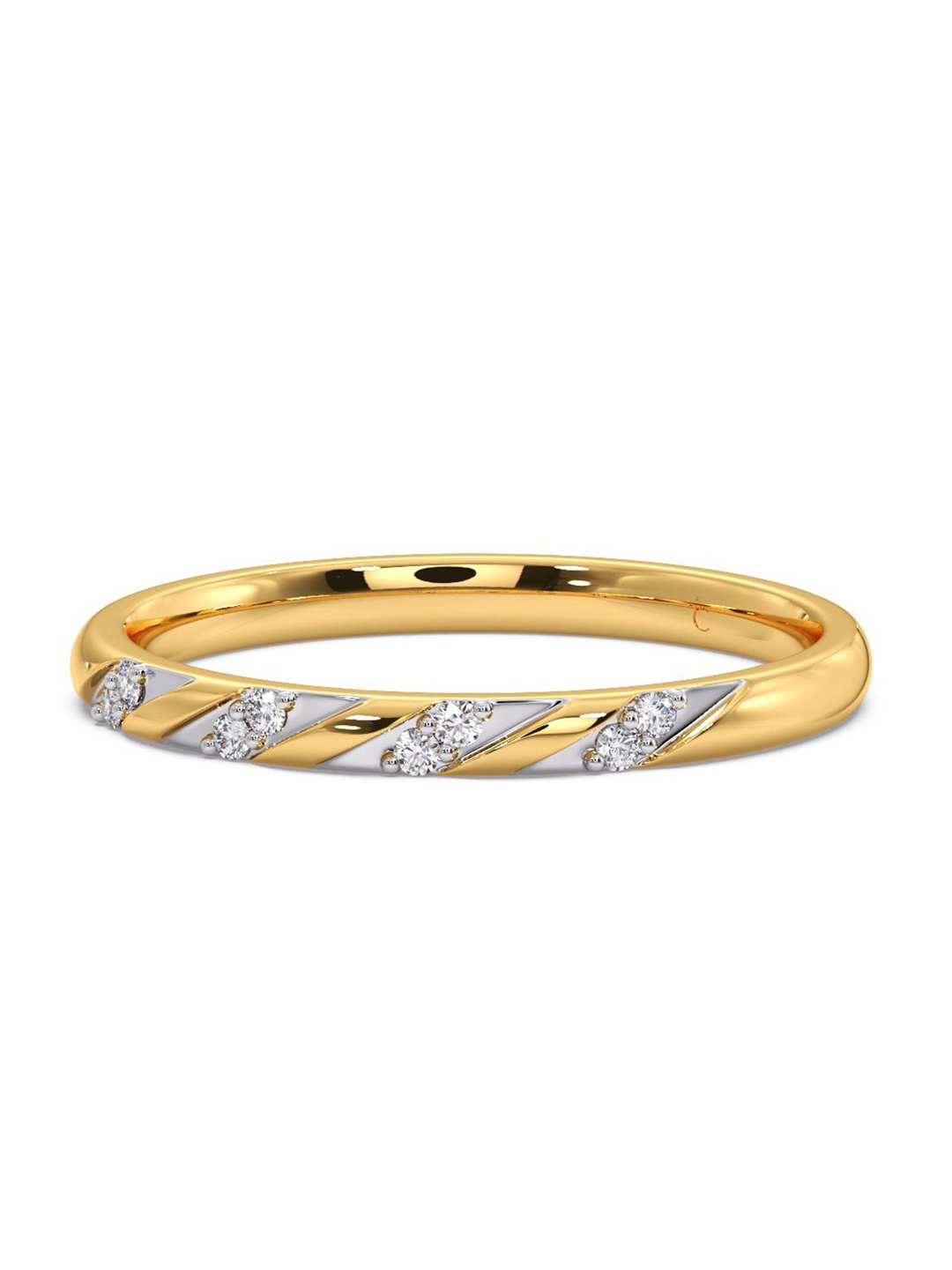

CANDERE A KALYAN JEWELLERS COMPANY 18KT Gold Diamond Finger Ring - 2.18 g