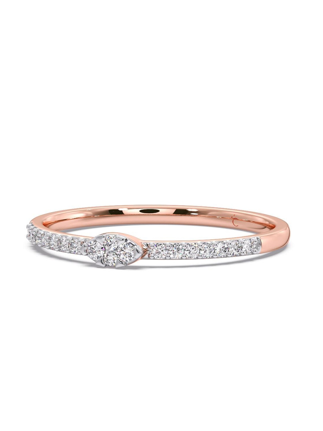 

CANDERE A KALYAN JEWELLERS COMPANY 14KT Rose Gold Diamond Ring - 0.93 gm