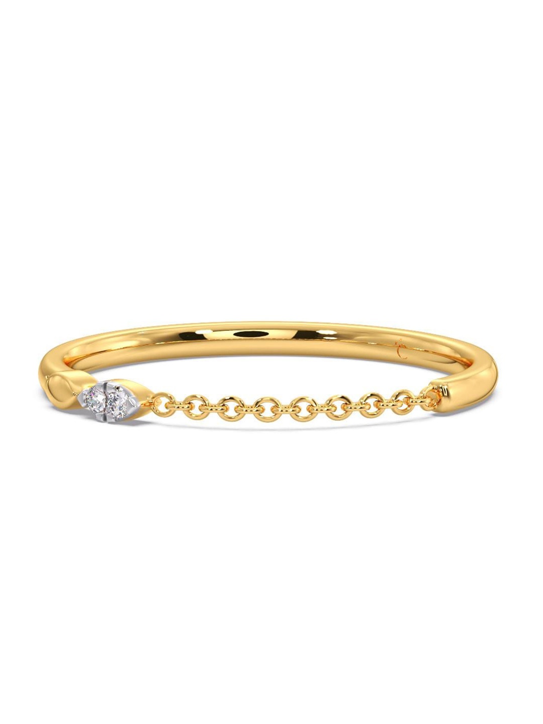 

CANDERE A KALYAN JEWELLERS COMPANY 18KT Gold Diamond Ring - 0.72 g